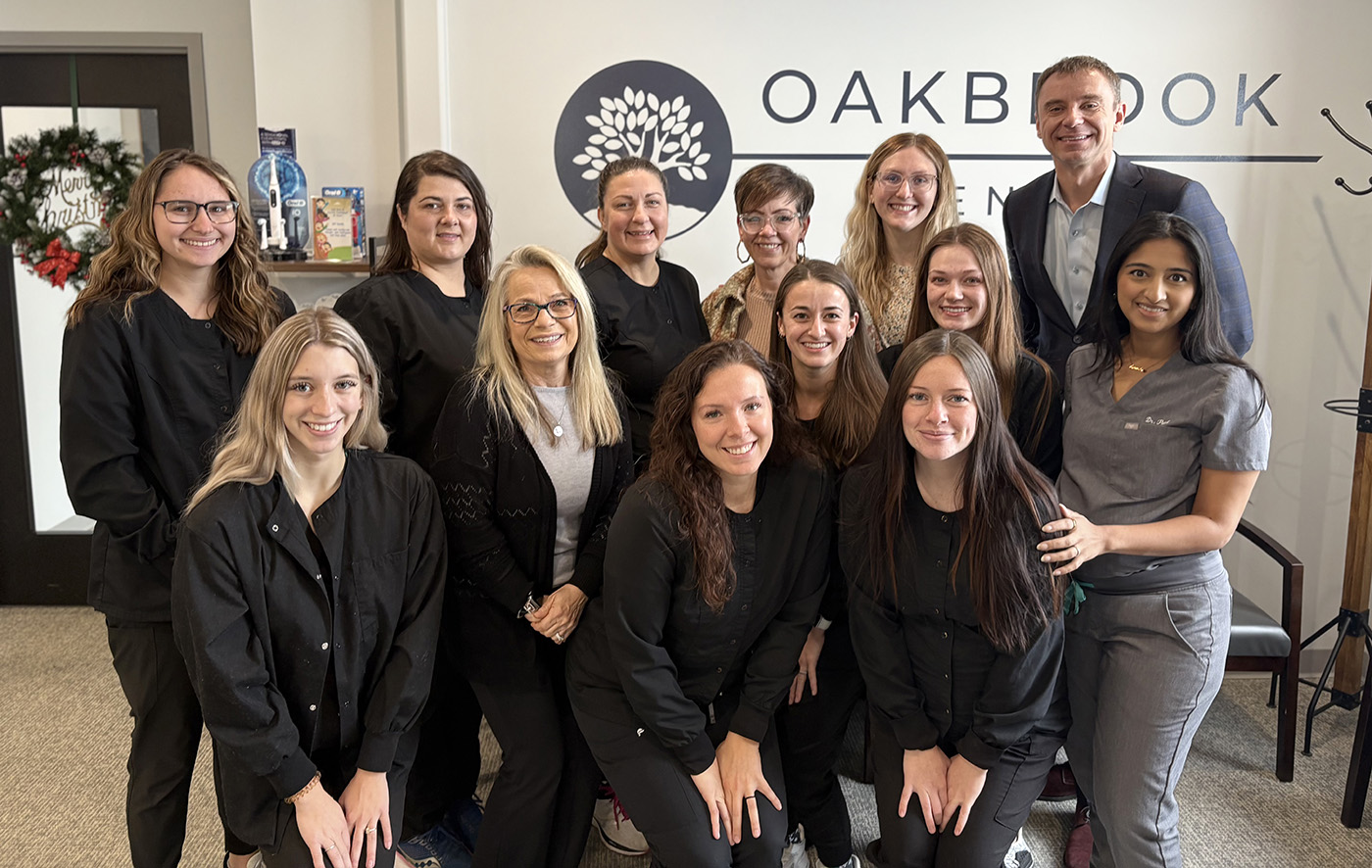 the oakbrook dental team photo