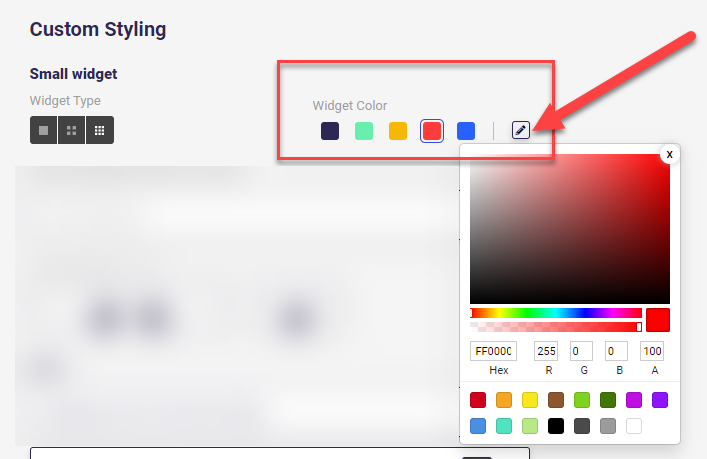 Consolto video chat - Change widget colors 