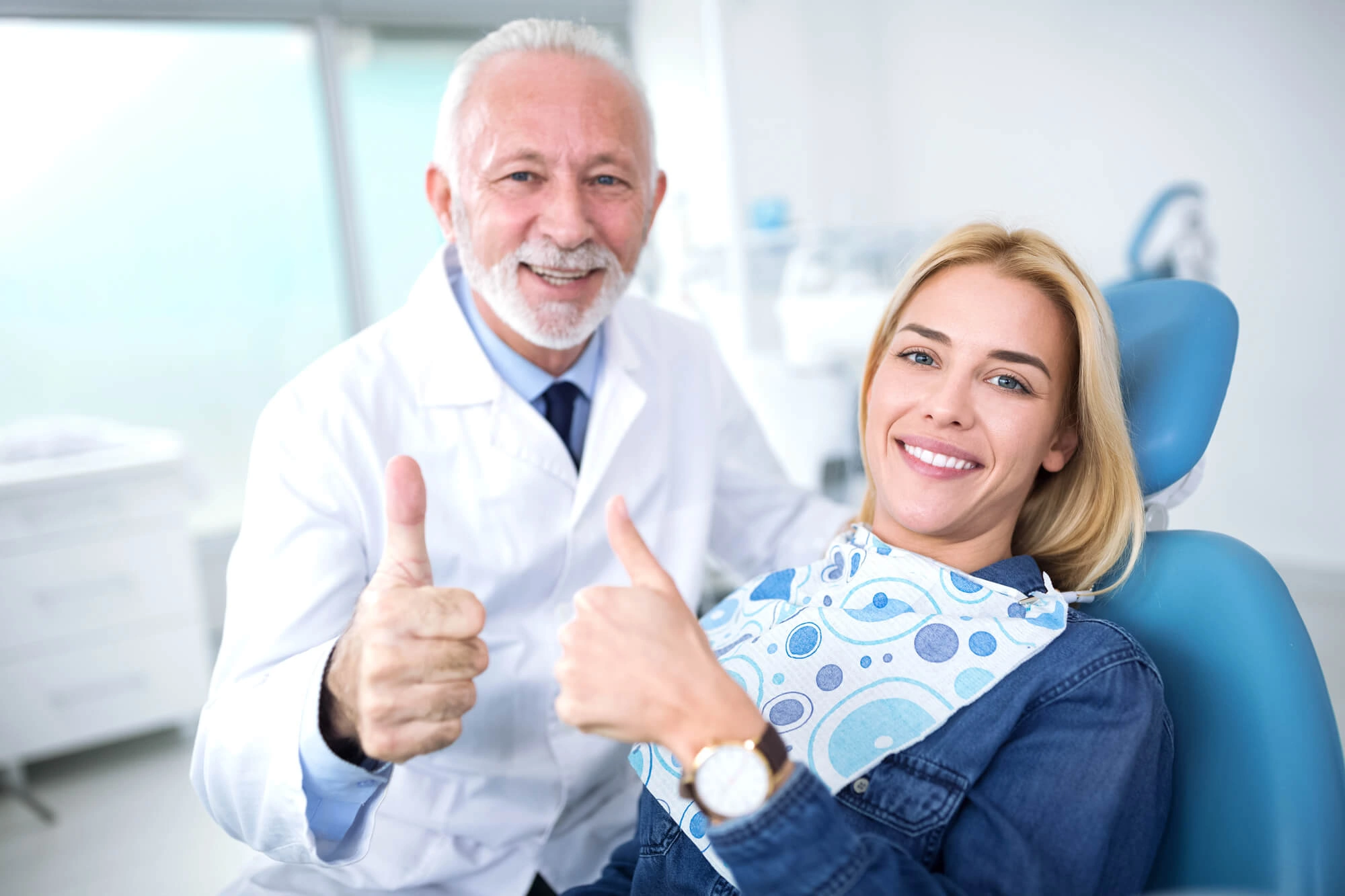 Smiling after Invisalign services