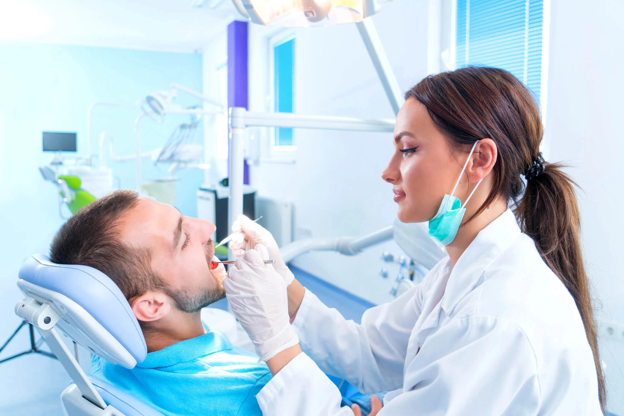 Undergoing treatment with dentist coral springs fl