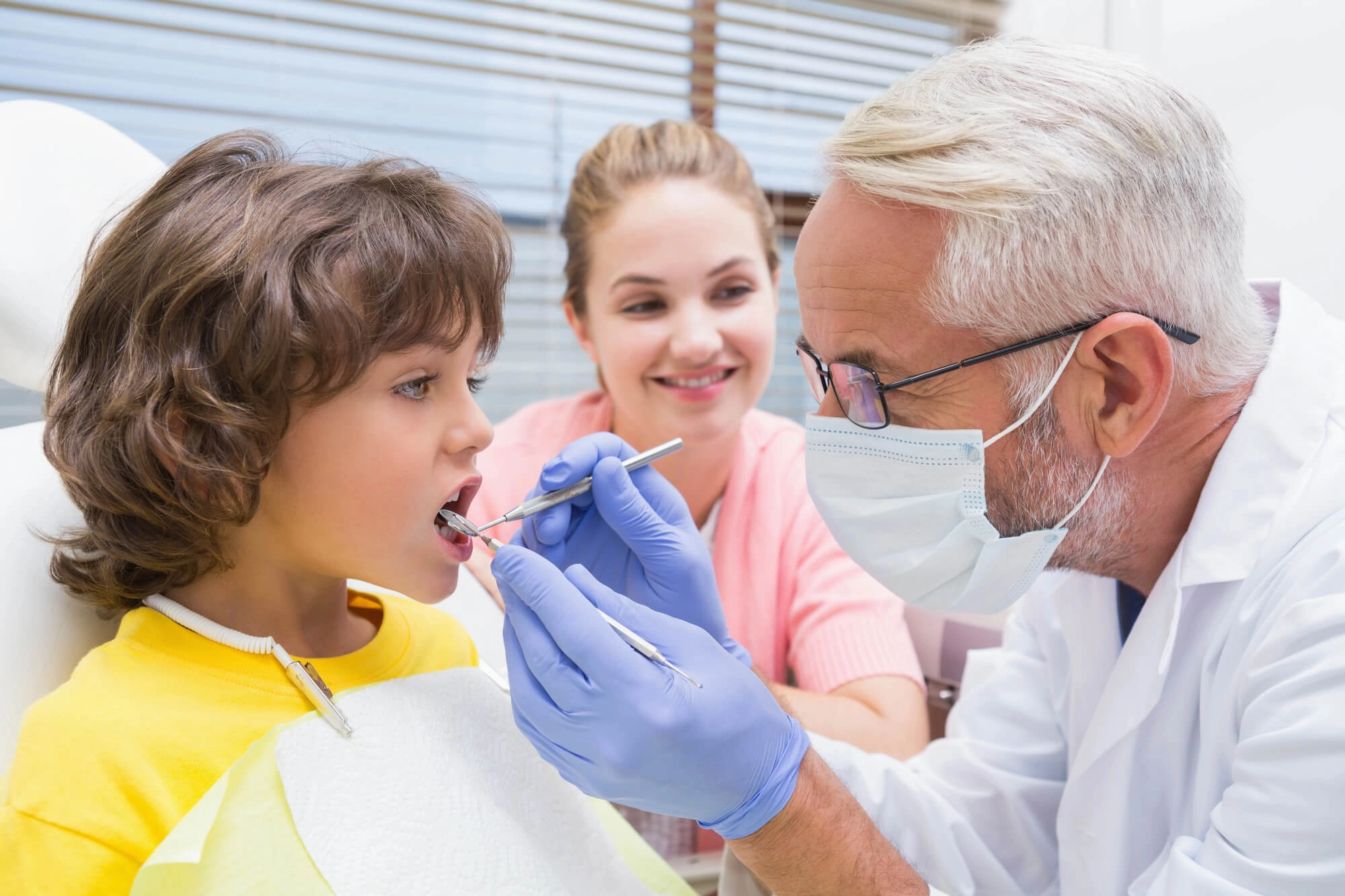 Dental examination with family dentist in south florida