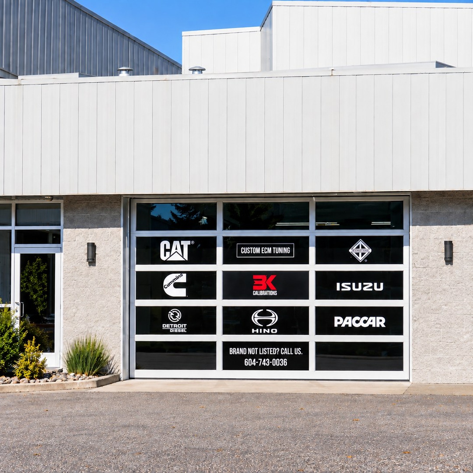 Diesel truck getting DPF and EGR solutions service