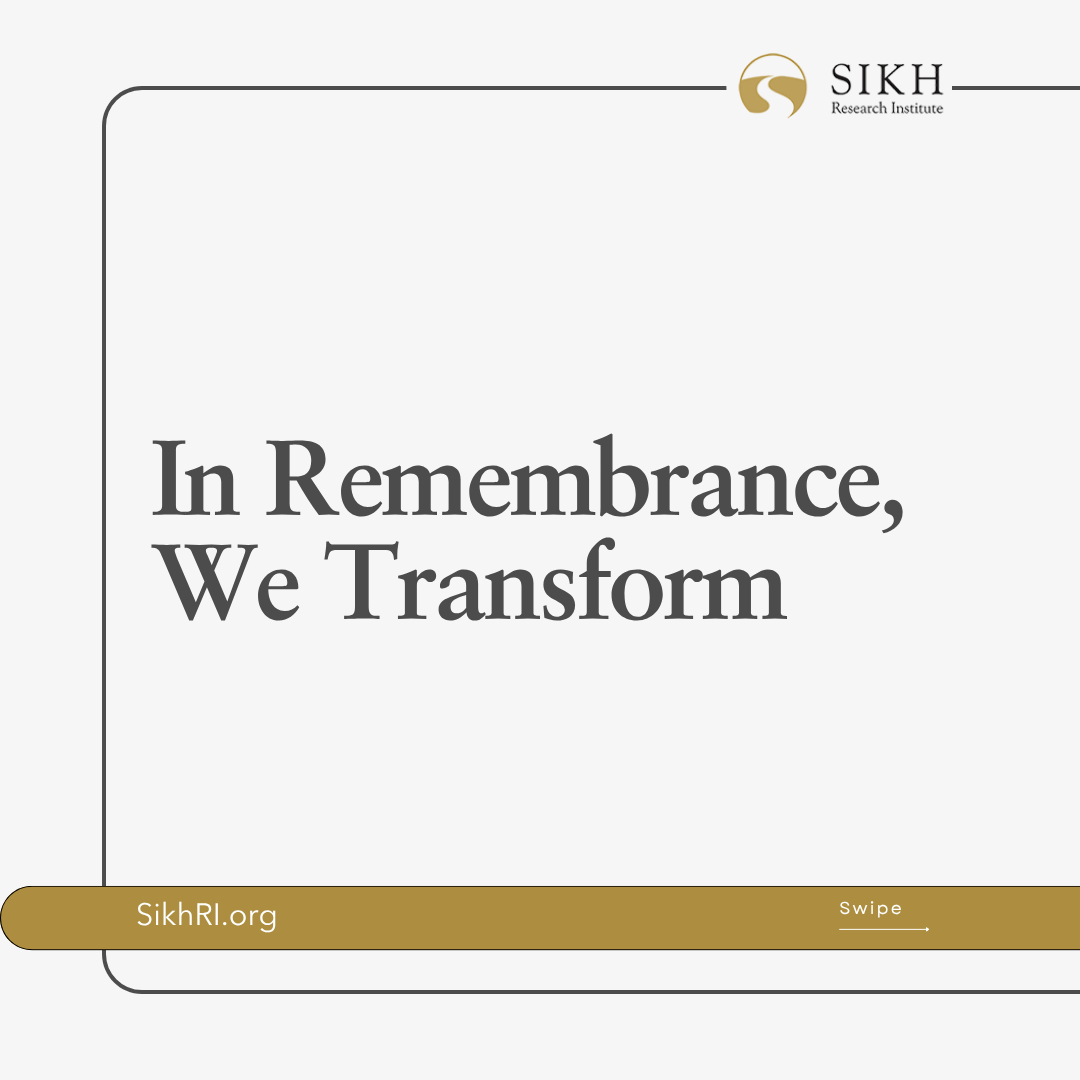 In Remembrance, We Transform