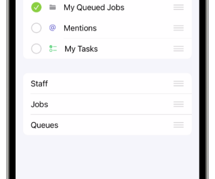 Custom List Order in Jobs View