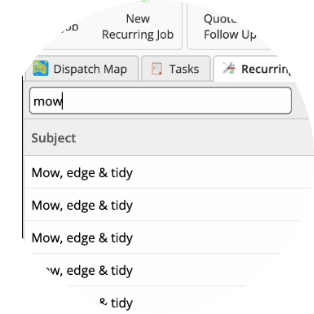 Recurring Jobs Improvements