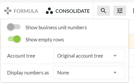 New in Calxa - Budget Layout by Account Tree