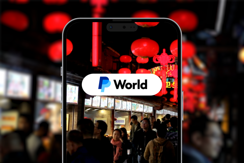 PayPal World logo creative