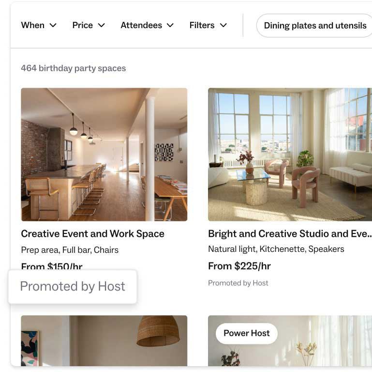 website listings screenshot