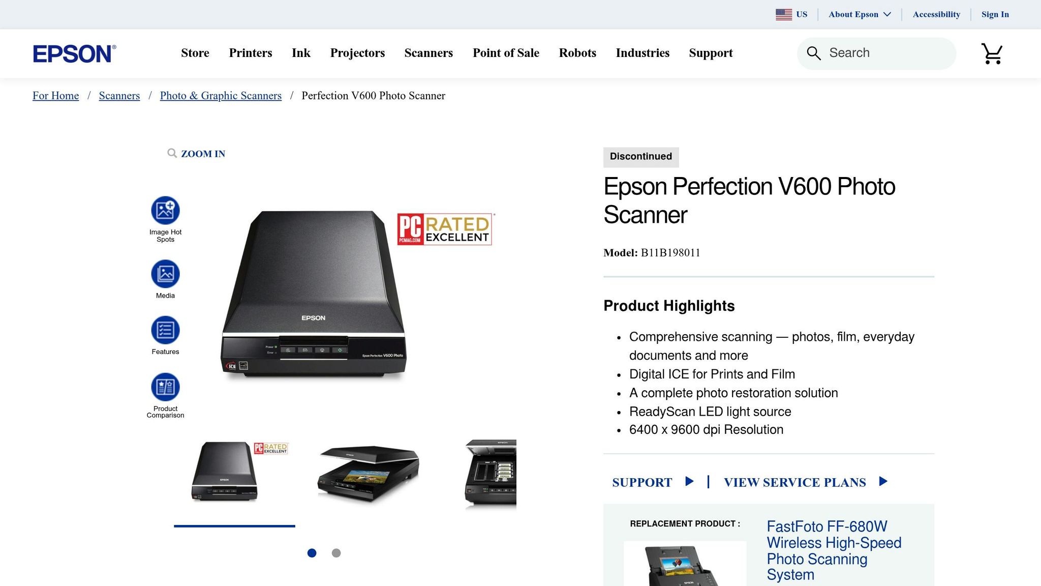 Epson Perfection V600