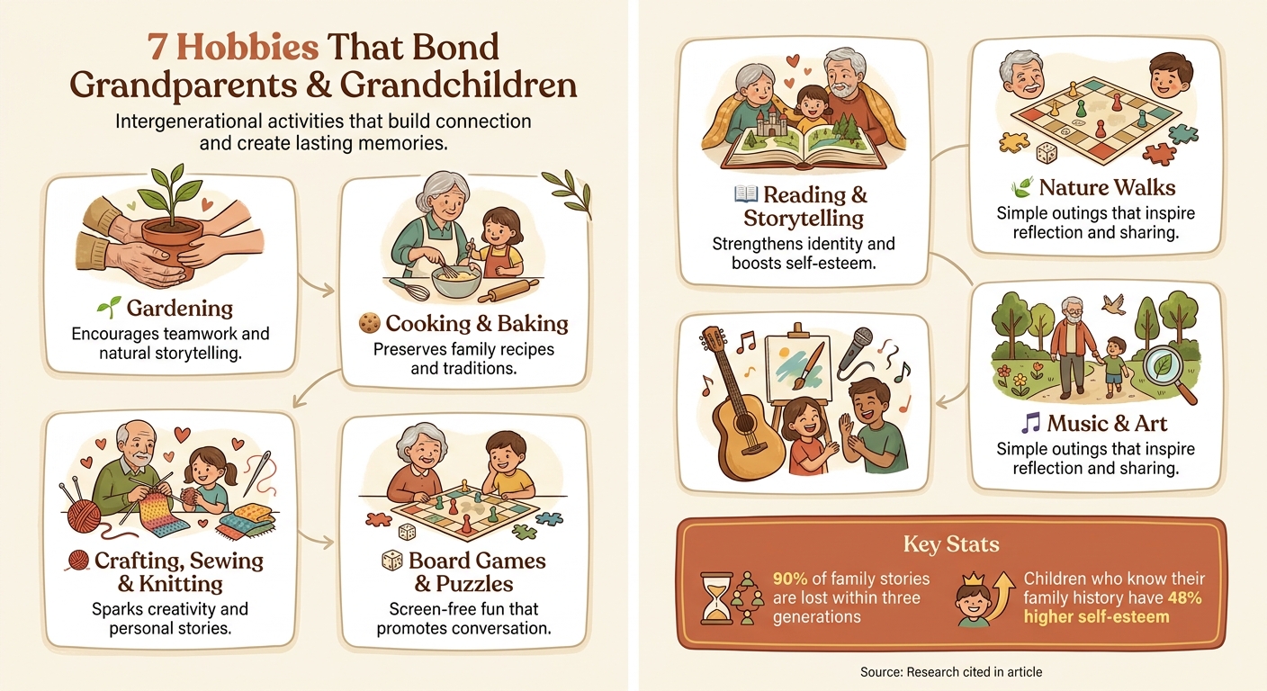 7 Hobbies That Bond Grandparents & Grandchildren