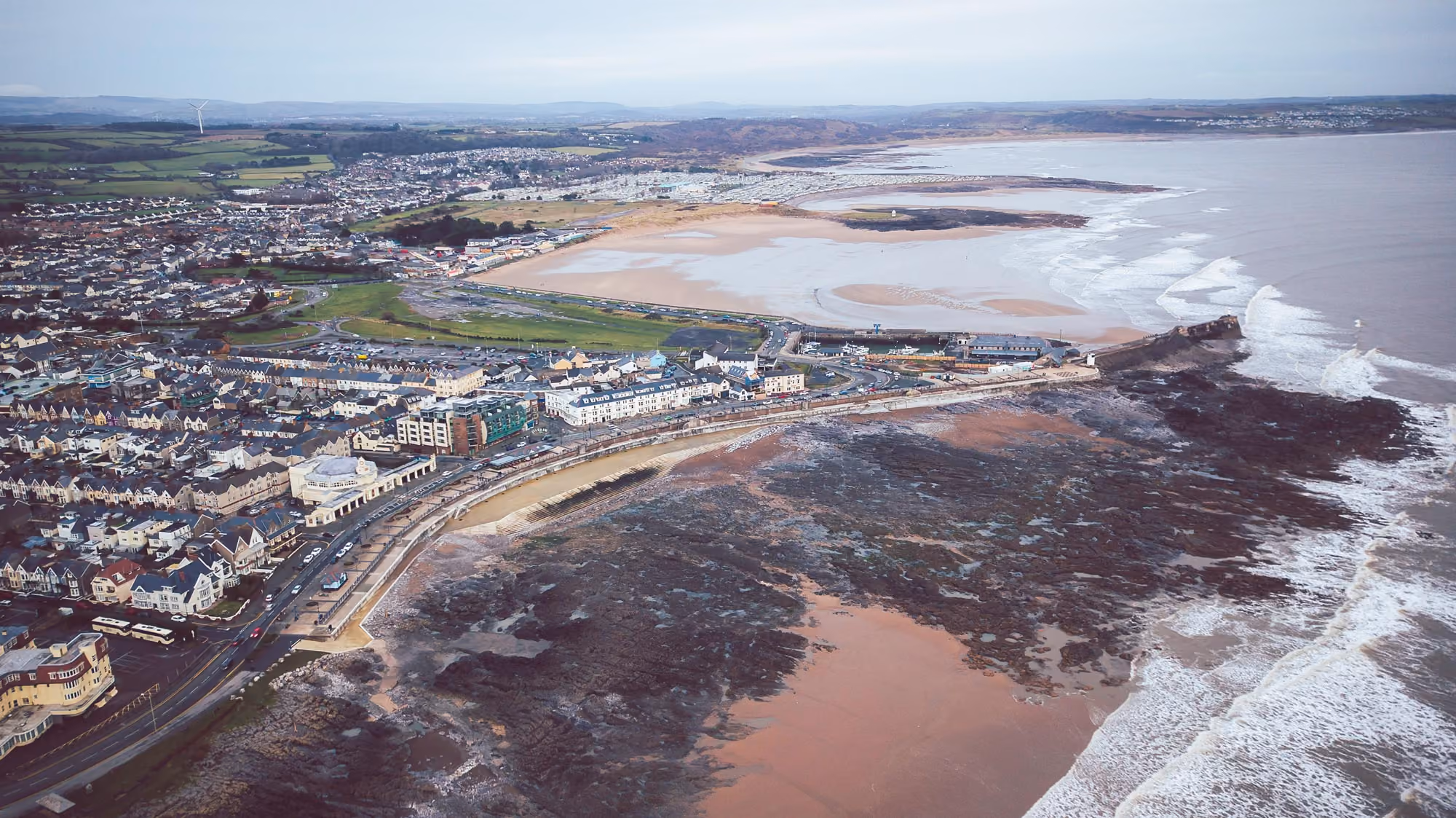 Golygfa Aeriel Porthcawl