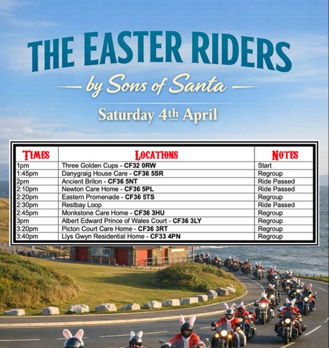 Sons of Santa - Easter Rides 2026