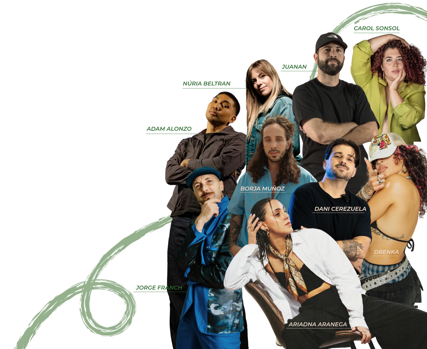 Equip de professors de les Open Class de Dancescape