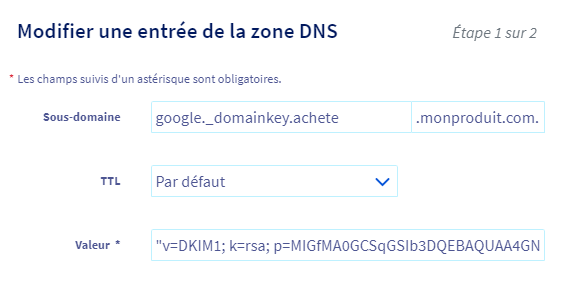 Configurer le DNS de son email pro