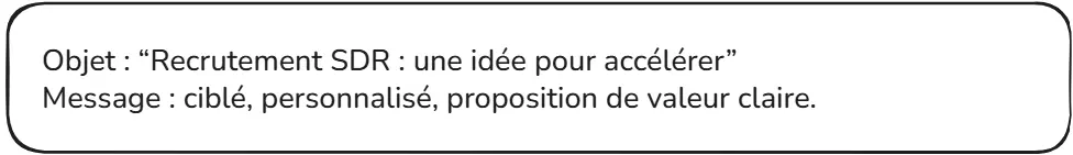 1er email