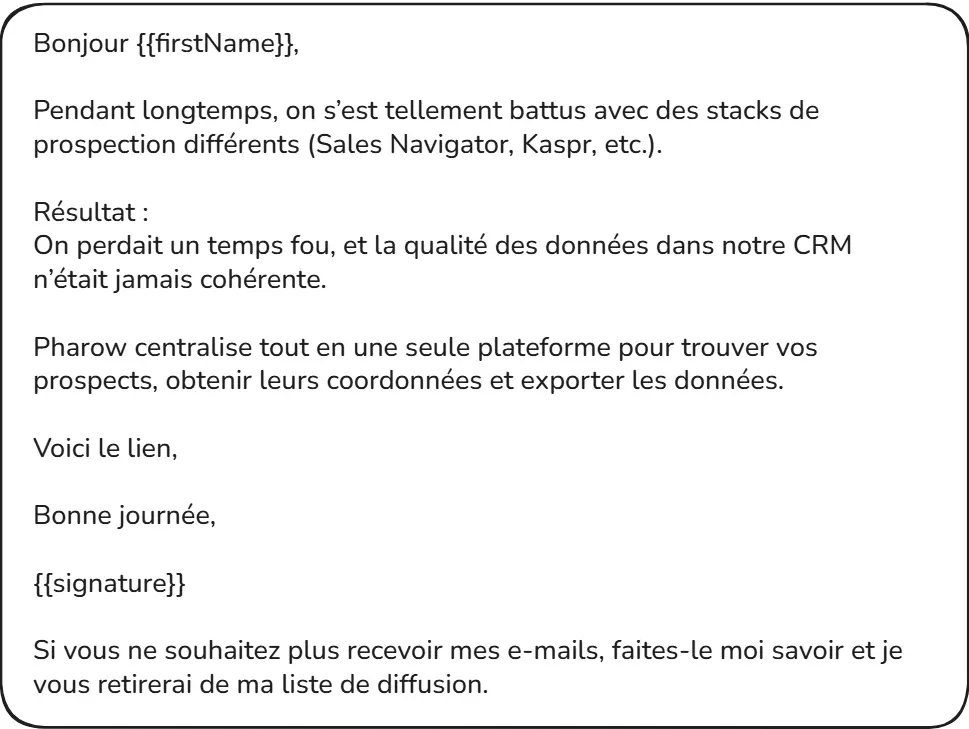 3ème relance