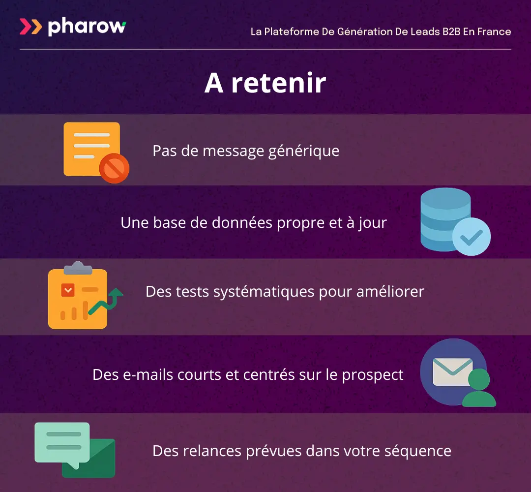 Résumé des erreurs à éviter pour réussir votre campagne de cold emailing 