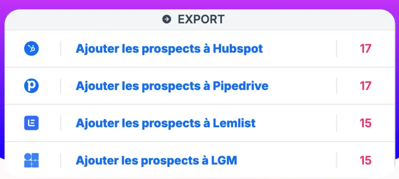 Exporter vos données Pharow