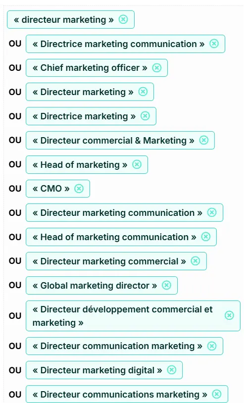 Suggestions de postes lié au poste " Directeur Marketing" sur Pharow