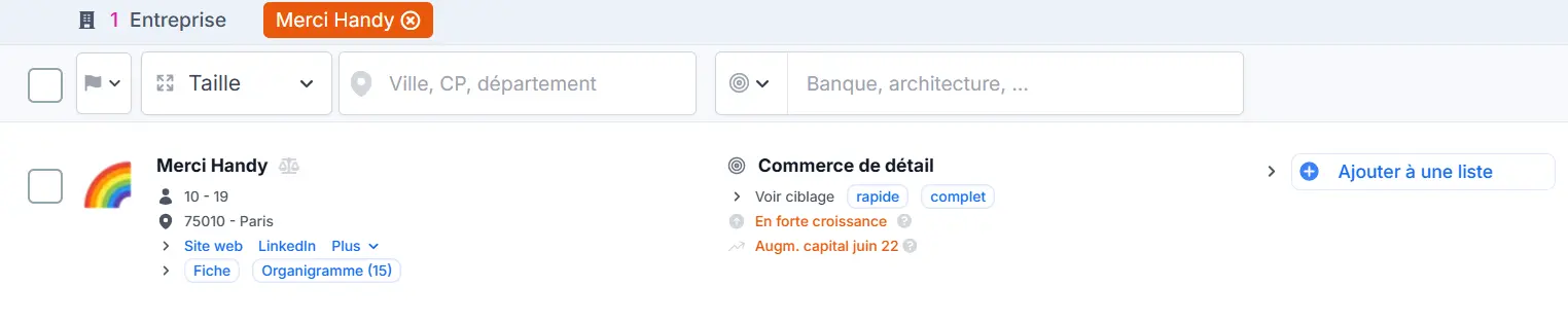 Pharow différencie nom légal et nom commercial