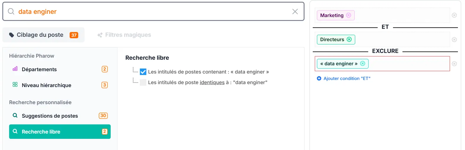 La recherche libre sur Pharow