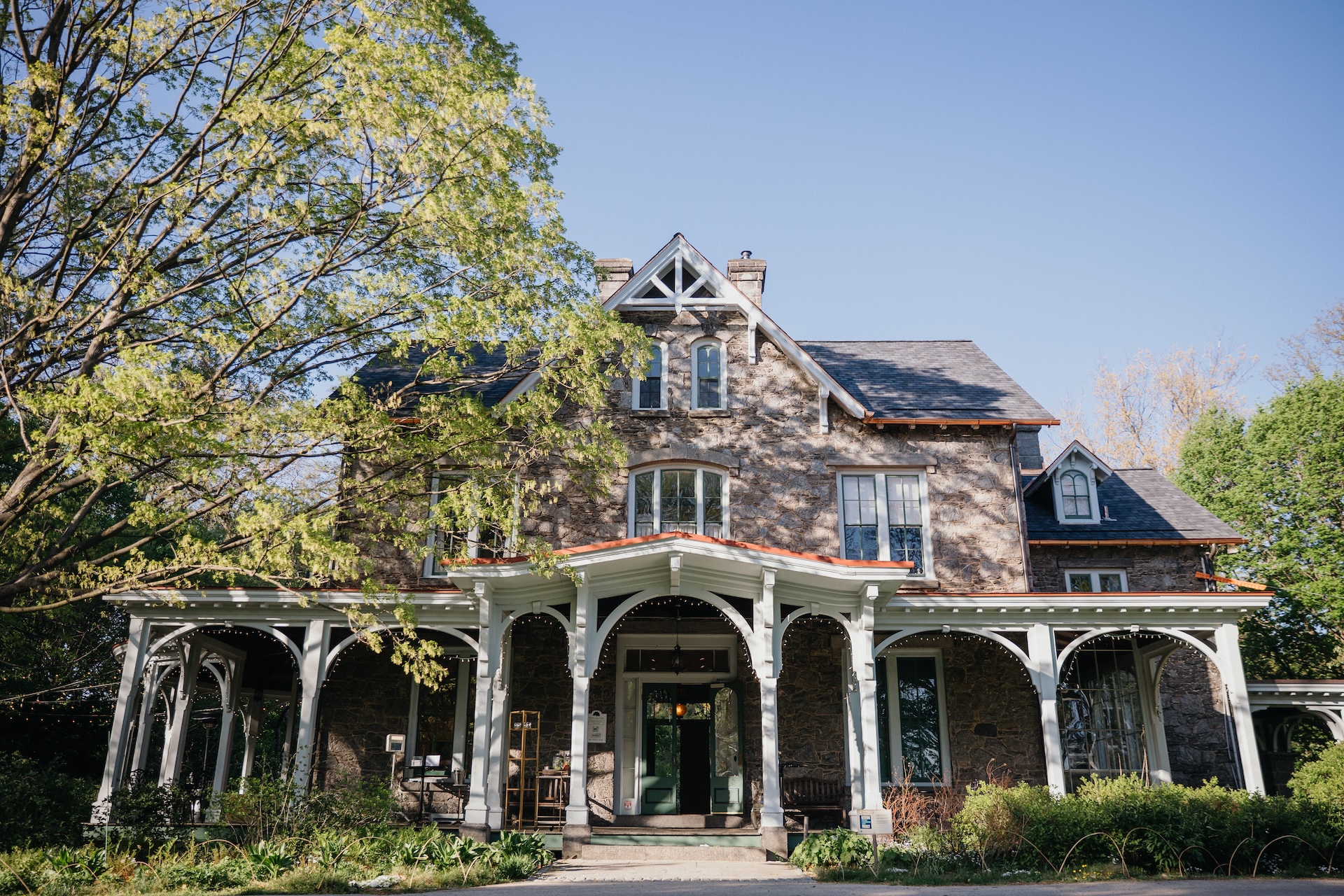 Simple view of the front of the Cope House