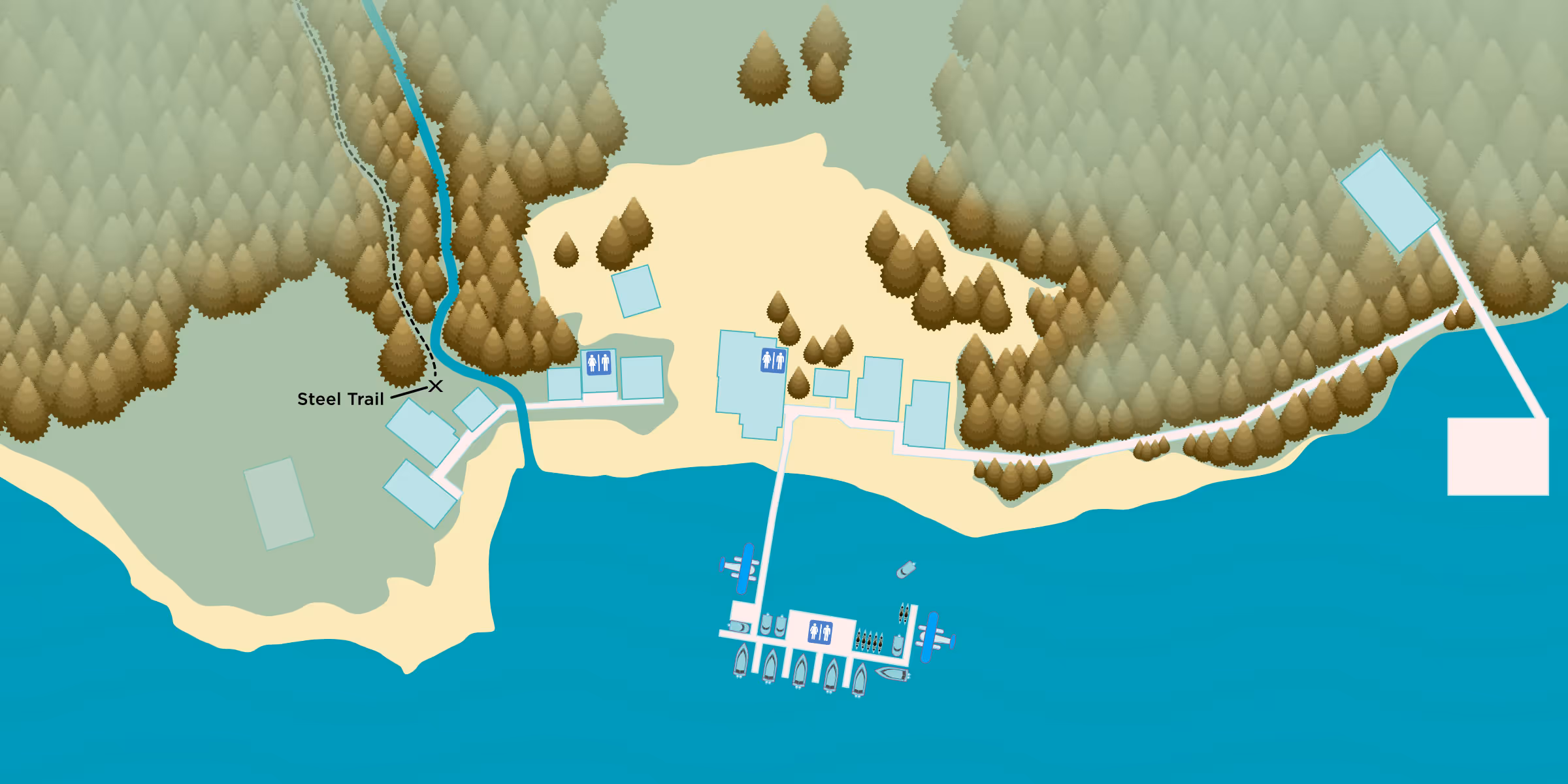 Pybus Point Lodge - Interactive Map