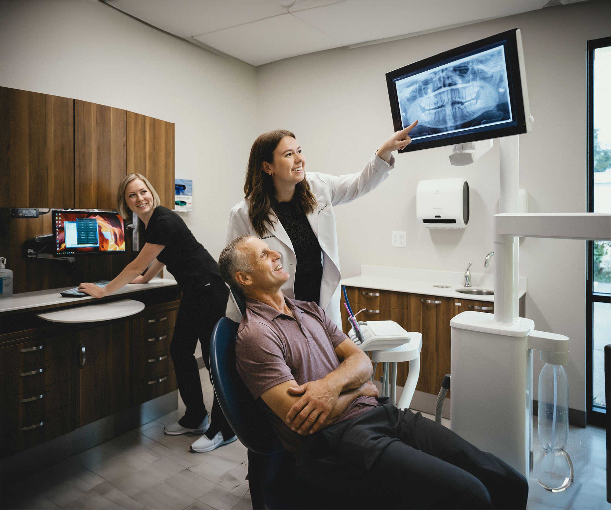 Doctors and Patients in Office