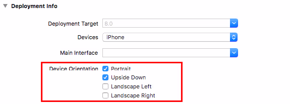  device orientation 