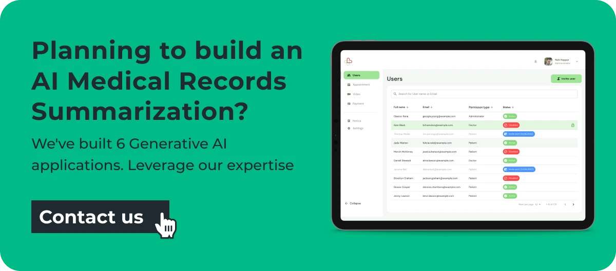 build ai medical records summarization