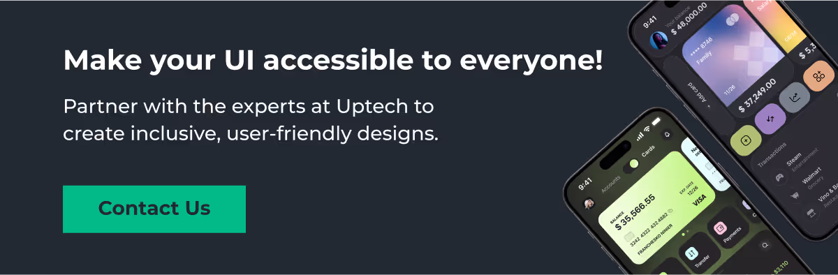 UI accessibility