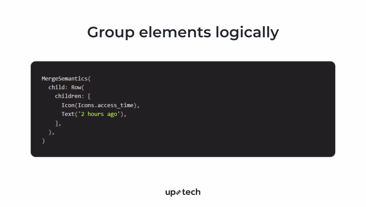 UI accessibility 