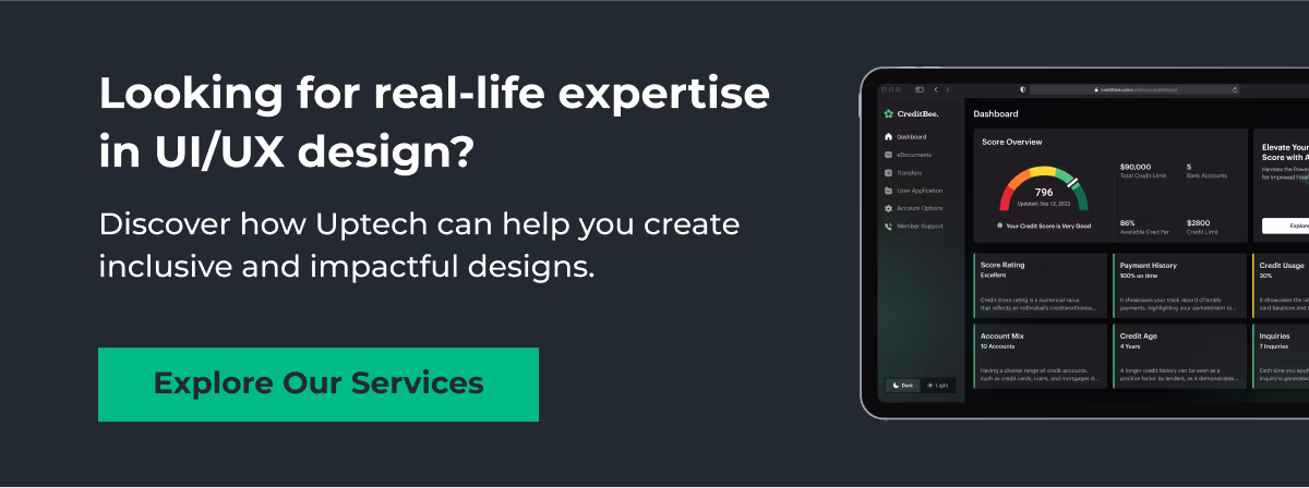 UI/UX design services 