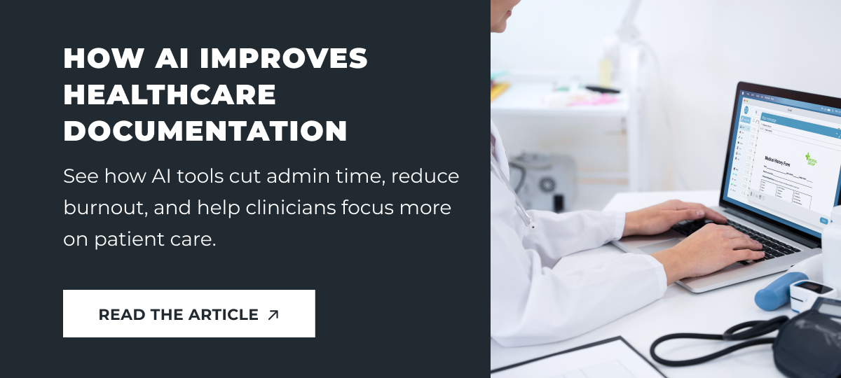How AI improves healthcare documentation