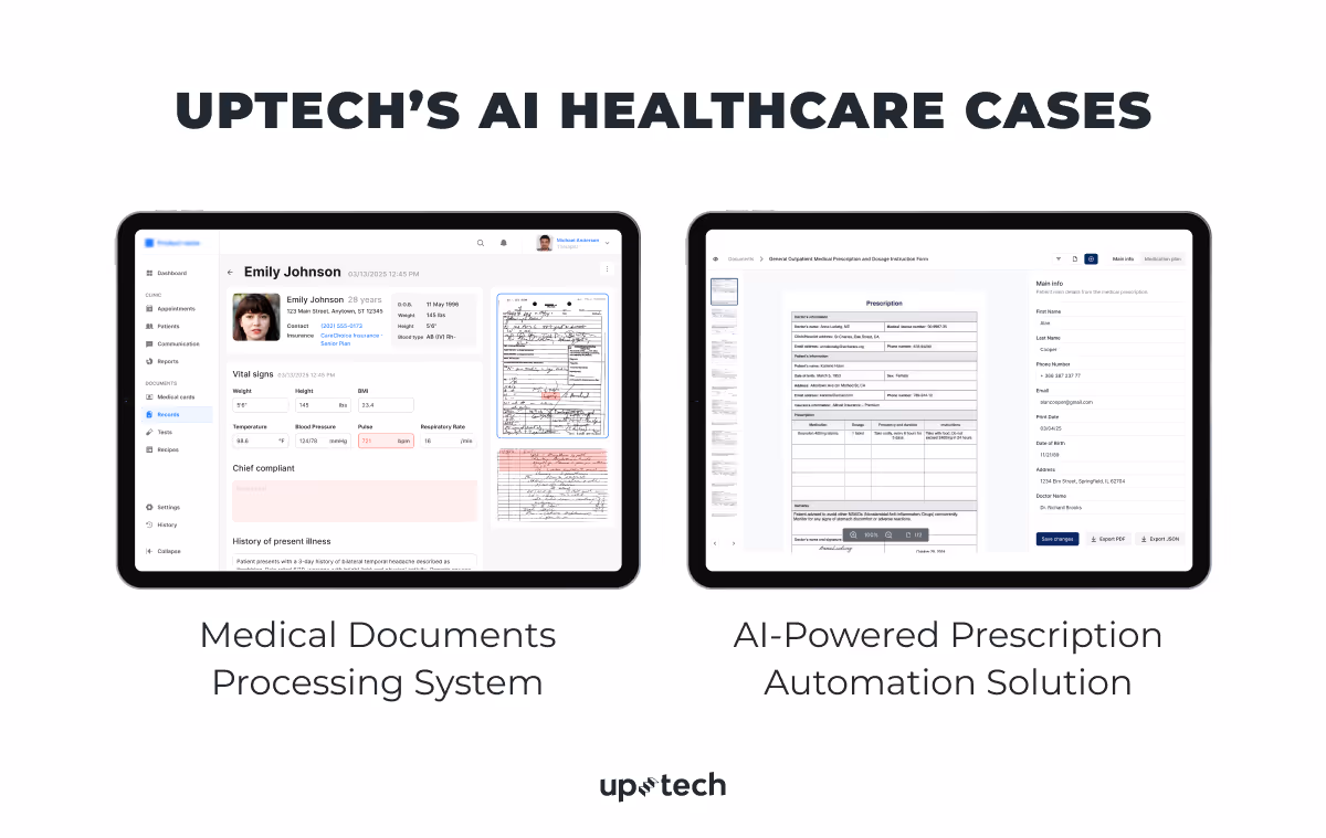 AI healthcare cases