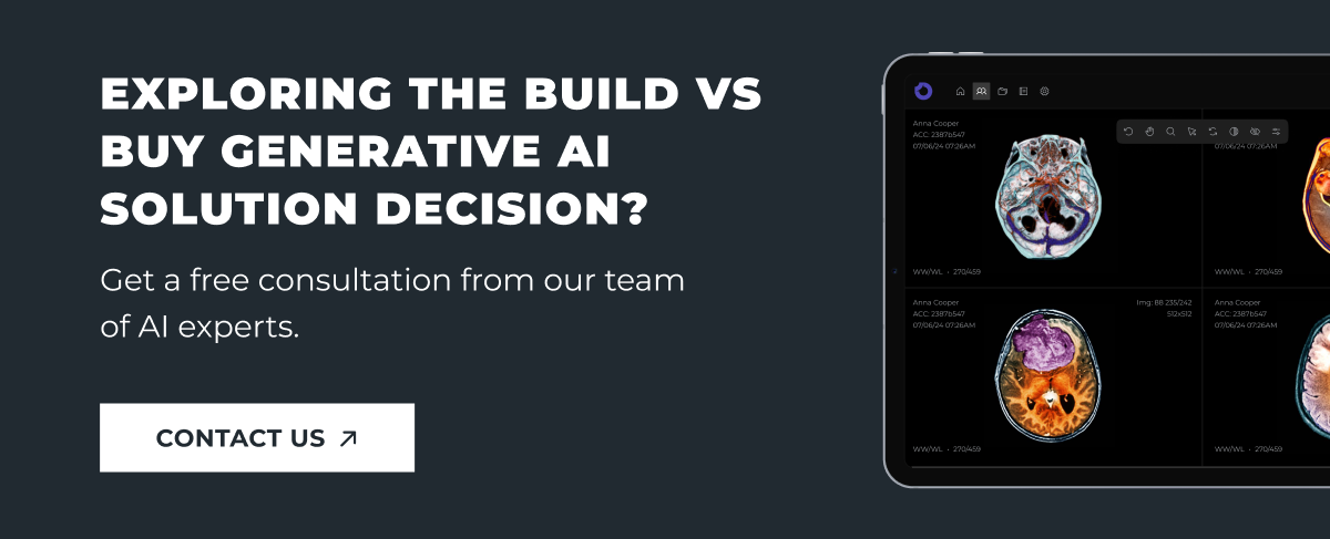 building versus buying generative ai