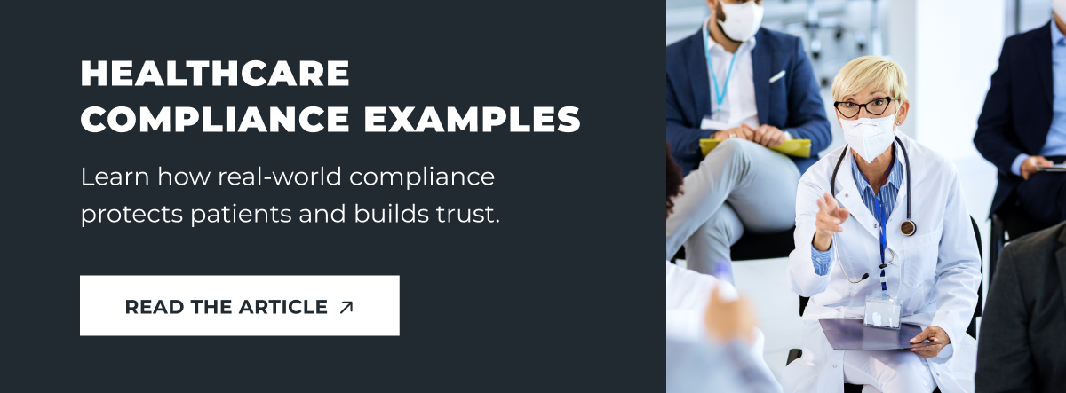 healthcare compliance examples