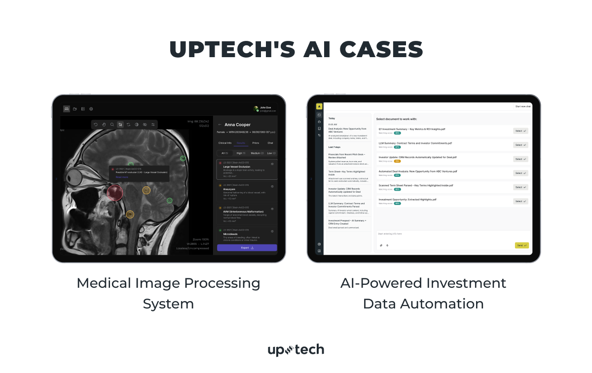 Uptech AI cases