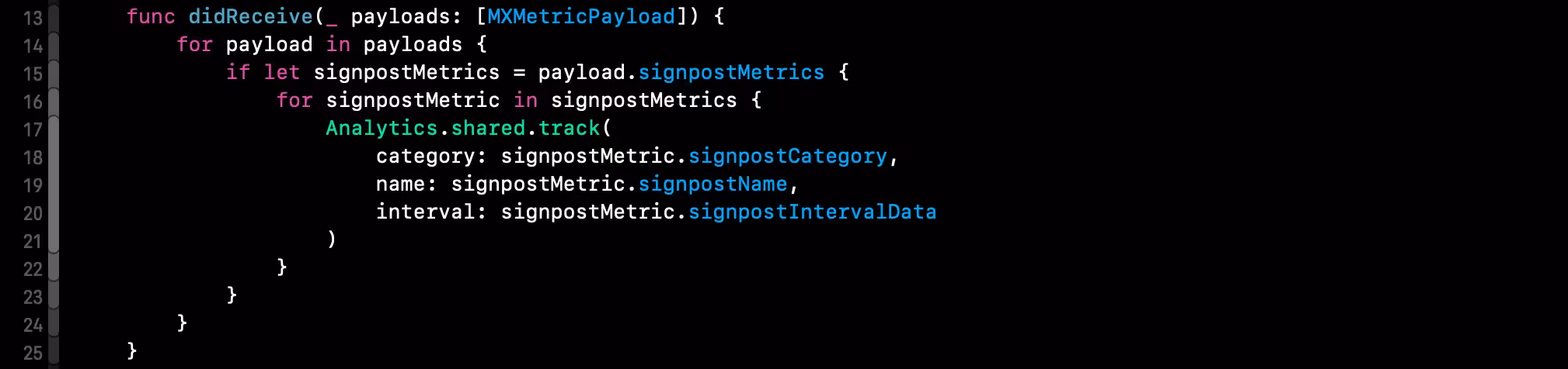 app performance with MeticKit