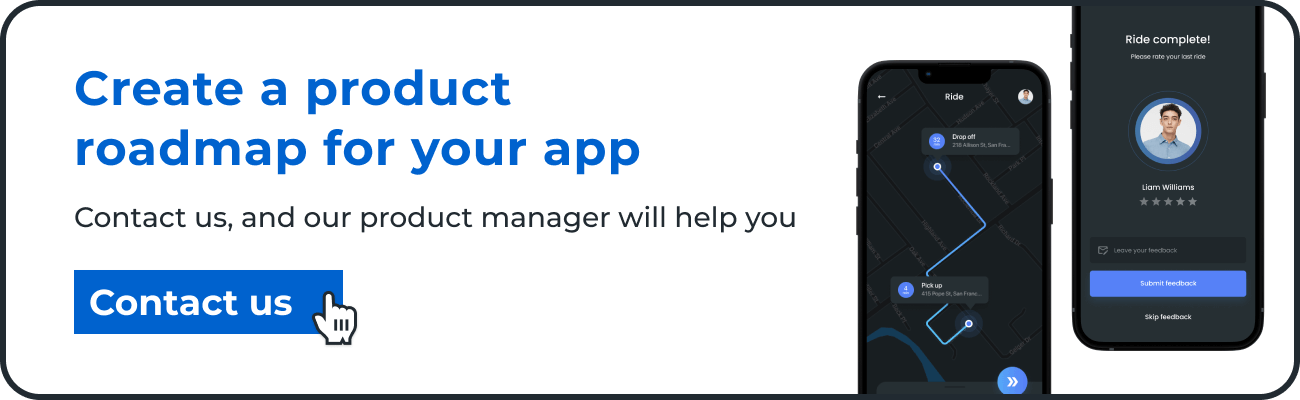 create product roadmap with Uptech