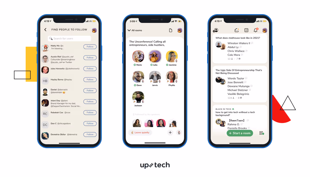 clubhouse spontaneous voice chat