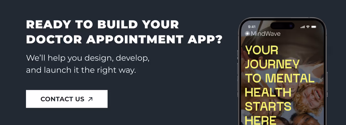 doctor appointment mobile app development company