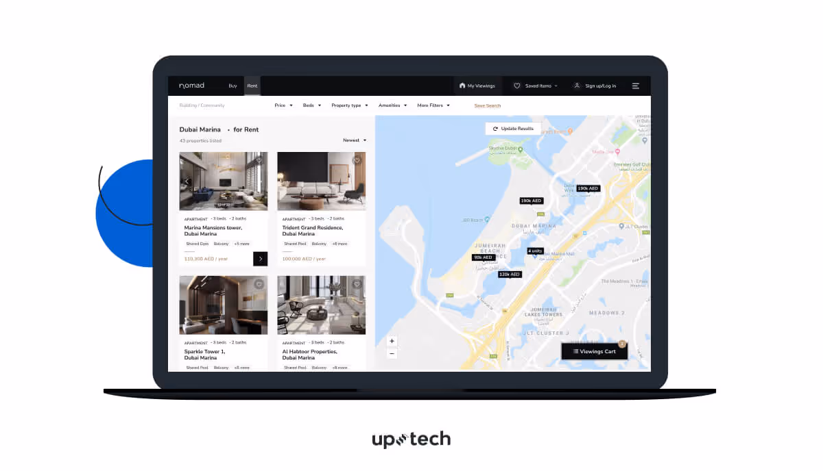 Nomad outsource to Uptech