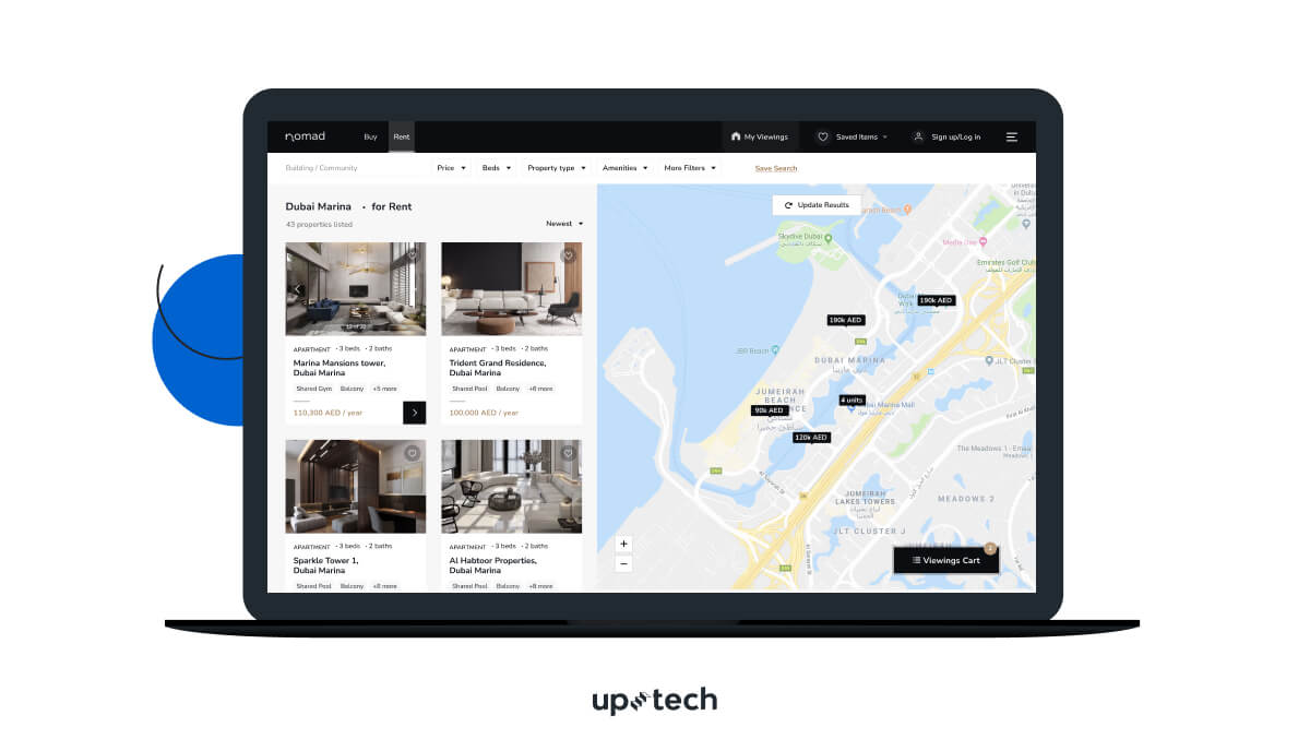 Nomad outsource to Uptech
