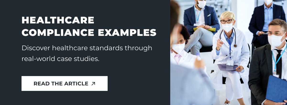 Healthcare compliance examples