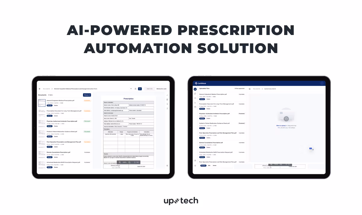 AI-powered prescription automation solution case study