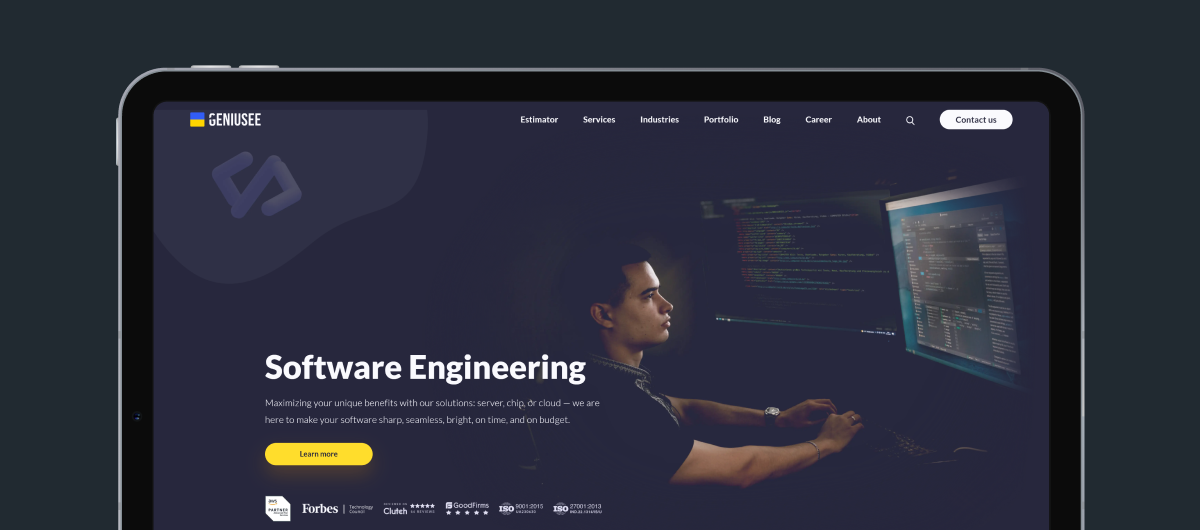 Geniusee, a software engineering company