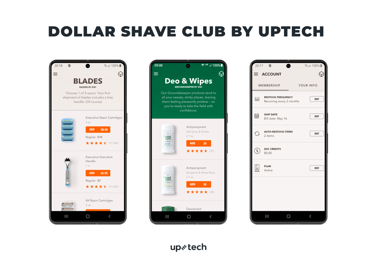 Dollar Shave Club by Uptech