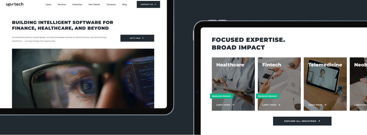 Uptech, a software development outsourcing company