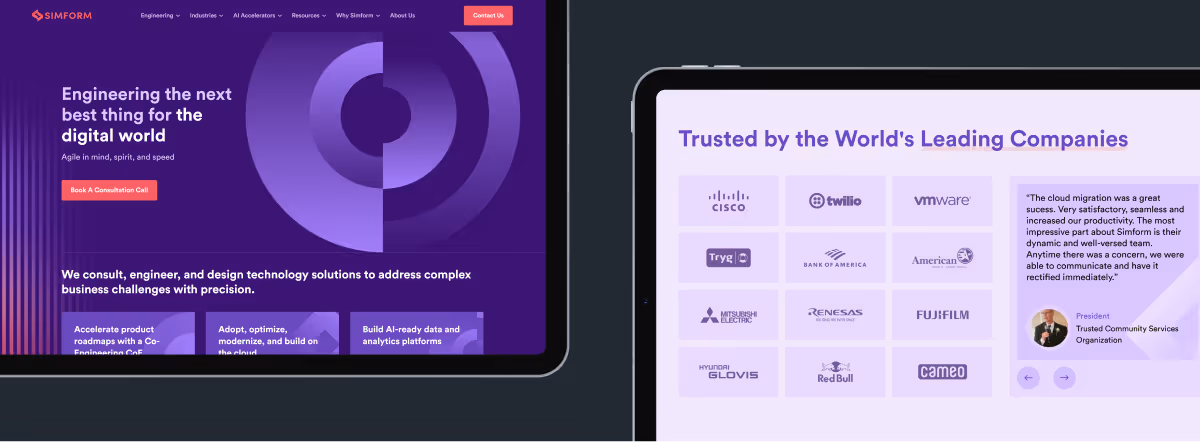 Simform, a software development outsourcing company
